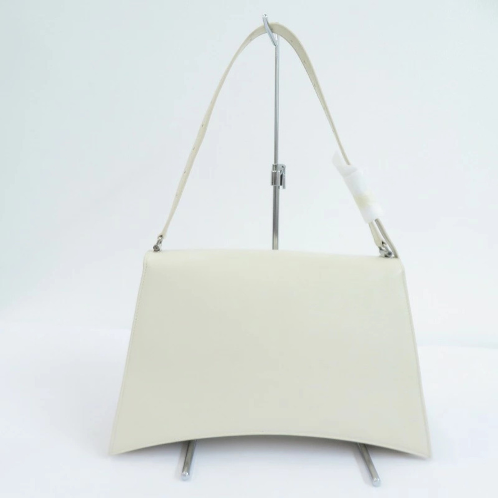 BALENCIAGA CRUSH SLING BAG PAPER CALF Shoulder White - Picture 5 of 15